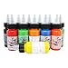 Produktbild Sailor Jerry Tattoofarben Set 12 x 30ml. Made in GERMANY und mit Zertifikat, Tätowierfarbe, Tattoofarbe Farbverdünner Tattoo Ink, Vertrieb durch HAN-SEN GmbH