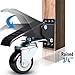 SPACECARE Retractable Workbench Casters Kit, Heavy Duty Workbenches Wheels with 800 lbs Capacity, Adjustable Workbench Casters for Workbenches, Tables, and Cabinets, Easy to Install 4 Pack
