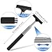 2 Pcs Car Mirror Wiper, 38.6in Handle Car Side Mirror Squeegee, Car Mirror Squeegee, Side Mirror Squeegee, Mini Squeegee for Rainy Foggy Weather