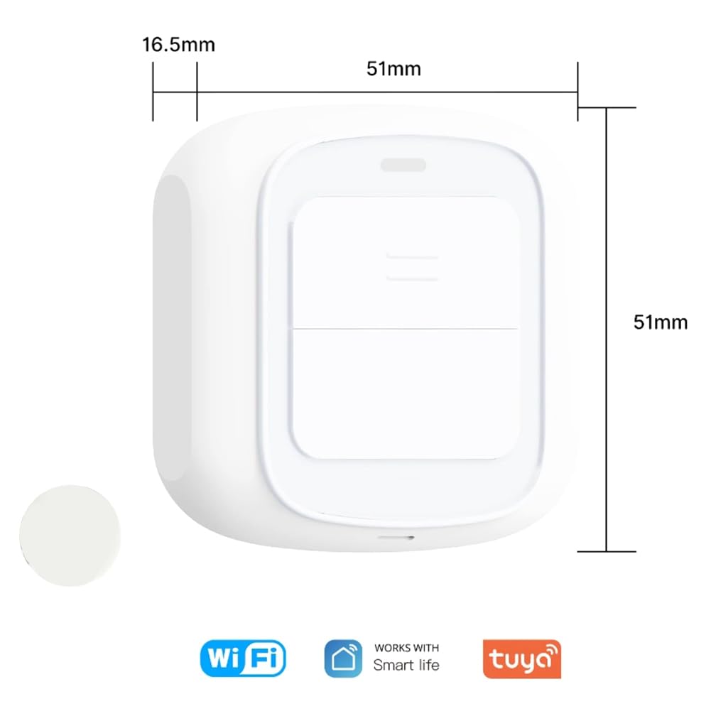 Interrupteur mural intelligent sans fil Tuya WiFi faible consommation d'énergie sans câblage