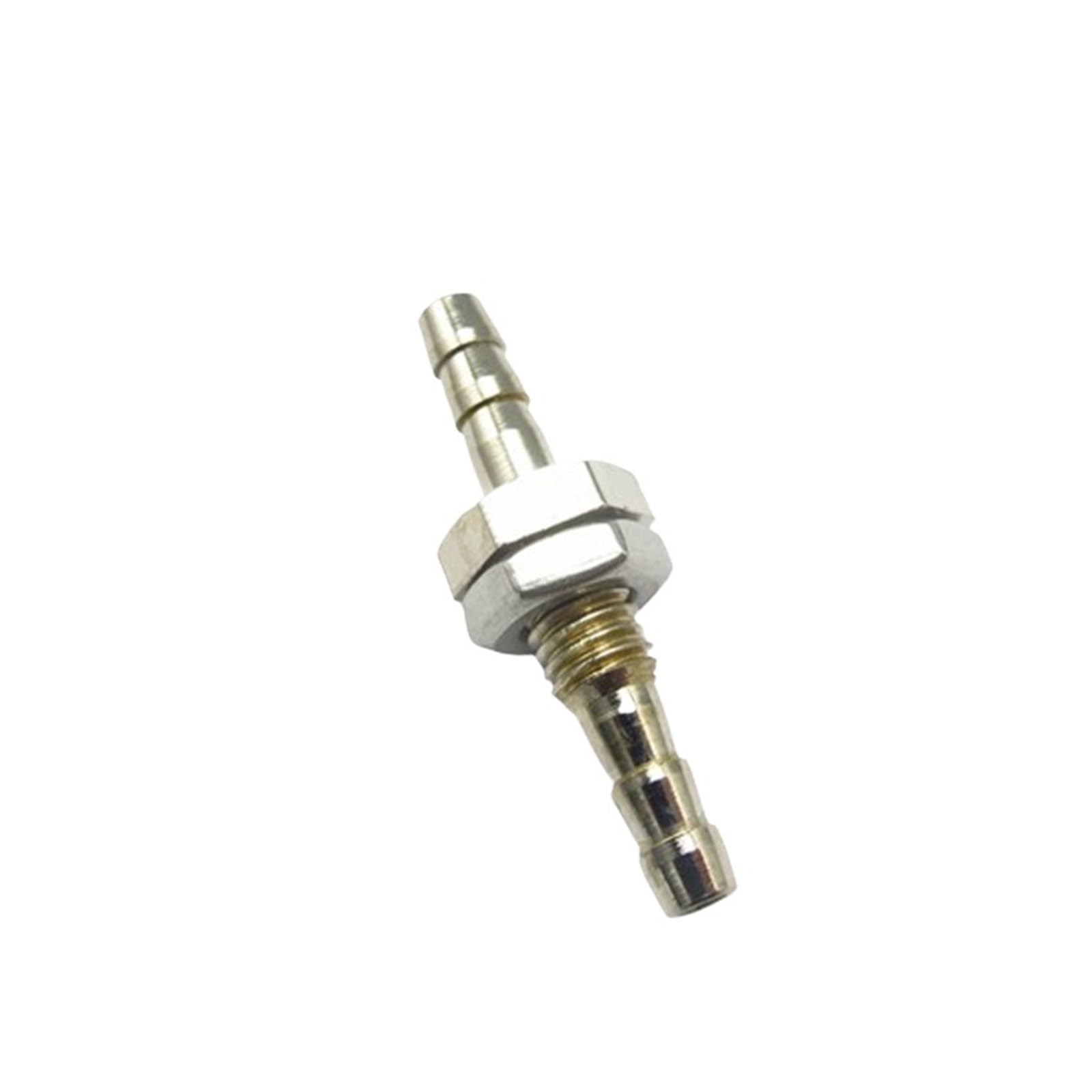 Devow 4Mm Plating 4Mm Hose Barb Equal Bulkhead Brass Barbed Tube Pipe Fitting Coupler Connector Adapter(4Mm Plating)