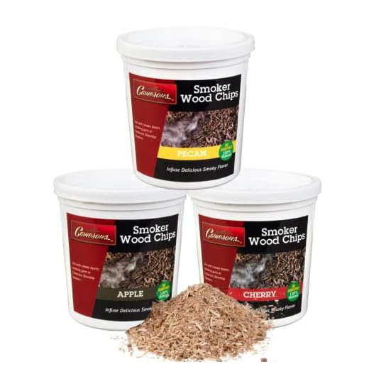 Camerons All Natural Extra Fine BBQ Wood Chips, 3 Pack - Apple, Cherry, Pecan (3 Pints, 0.473L ea) - Kiln Dried Sawdust Shavings for Smoking Guns, Smokers, Smoke Boxes - Barbecue Grilling Gift Set
