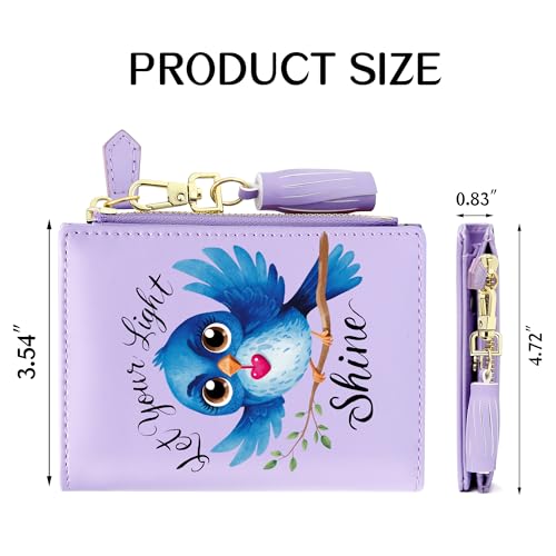 ZRTARY Personalized Women's Wallet with Animal Patterns,Holiday Gift, Birthday Gift for Parent and Grandparent, Valentine's Day Gift for Mother and Wife 1042m2