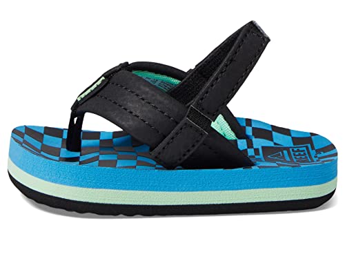 REEF Kids Boys Sandals, Little Ahi, Swell Checkers, 4 - image 5
