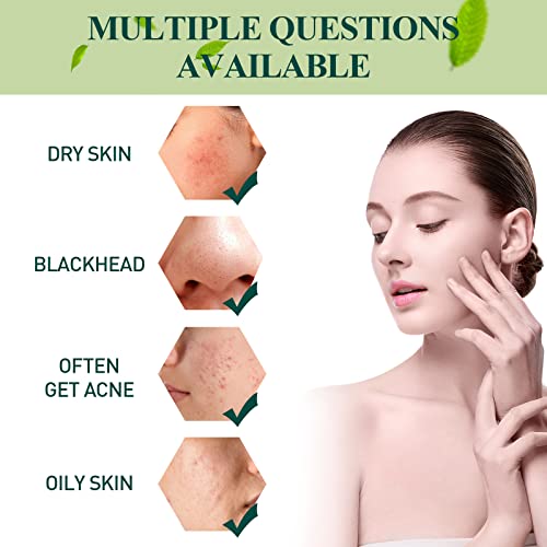 mercham Peel Off Face Masks, Green Tea Deep Cleanse Mask, Blackhead Remover Mask, Hydrating, Moisturising, Acne Removing, Natural Plant Extracts, Peel Off Face Masks Skincare for All Skin Types 40ML - Image 4