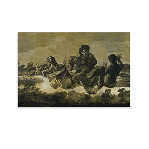 SHENGJIU Poster peinture Espana Painter Francisco Goya (44) Impression sur toile murale Poster Photo Peinture Posters Room Dec