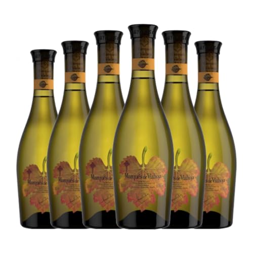Marqués de Vizhoja Joven Media Botella 37 cl Vino blanco (Caja de 6 Media Botella de 37 cl)