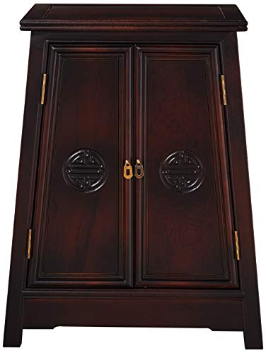 Oriental Furniture Rosewood Long Life Cabinet #TOP3