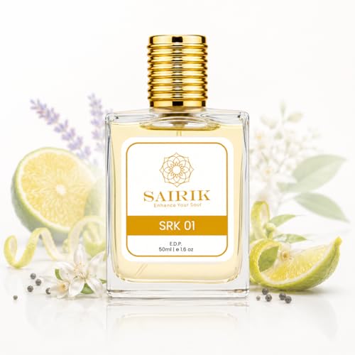 Image of SRK 01 Eau De Parfum for Men | Fresh Citrus Spicy Woody Musk Fragrance | Long Lasting Premium Perfume
