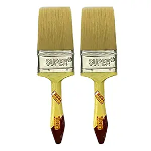 super brush 3inch (75mm) Wall Painting Oil Painting Canvas Painting Enamel Painting Water Based Painting, and for Cleaning Delicate Item (Set of 2)