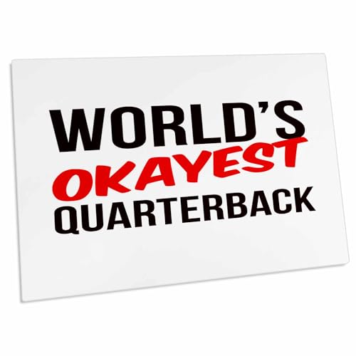 3dRose Worlds Okayest - Desk Pad Place Mats miniatura 1
