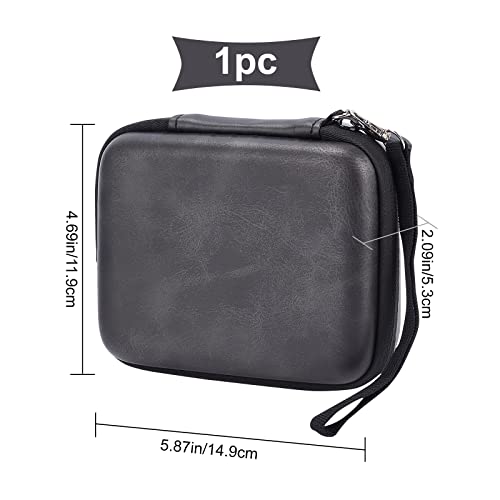 GORGECRAFT Sac de Transport pour Médiators de Guitare Compatible EVA Sac de Médiators pour Guitare Noir Support de… - Les Beatles, Paul McCartney, John Lennon, RIngo Starr, George Harrison GORGECRAFT Sac de Transport pour Médiators de Guitare Compatible EVA Sac de Médiators pour Guitare Noir Support de… – Image 3