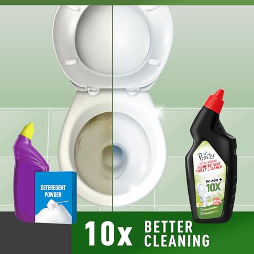 Image of Amazon Brand - Presto! Ultra Strong Disinfectant Toilet Cleaner 1L | Citrus