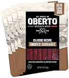 Oberto Specialty Meats Classic Recipe Smoked Sausages, 5 Ounce (Pack of 4)