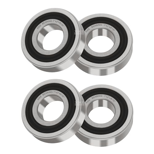 XIKE 4 Pcs Bearings 1"x2"x9/16, Compatible with 1641-2RS.
