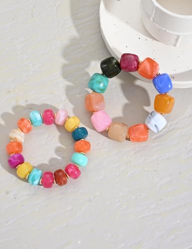 Stackable Stretch Beaded Bracelet Set - image 3