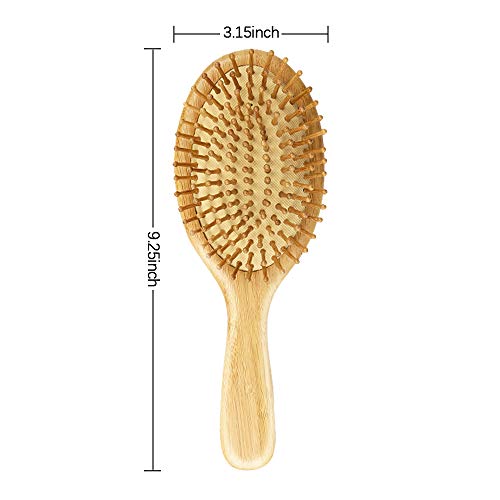 Haarbürste, natürlich, Bürste aus Holz, antistatisch, Massage für Haare, Kinder, Männer, Frauen