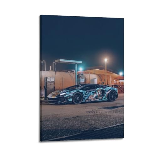 Aventador LP750-4 SV poster de qualité premium sur toile 60x90