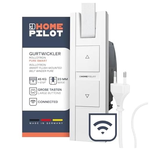 Home Pilot - Avvolgitore da incasso smart Pure per il comando di tapparelle. Tapparelle smart | Montaggio rapido – 10122345