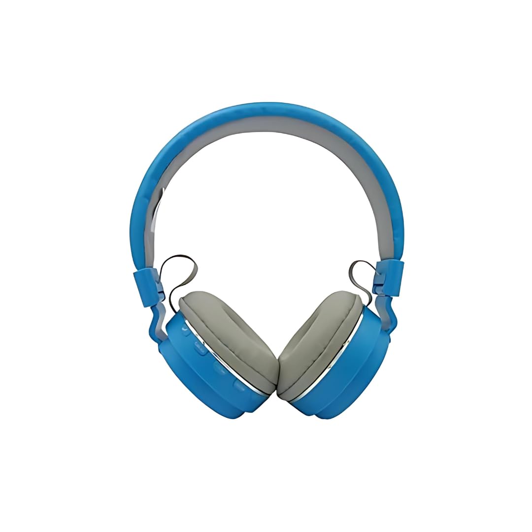 Bluetooth On Ear Headphones with Mic, Upto 12 Hours Playback FM Radio, Calling Function | Padded Ear Cusion with Mic Features | Integrated Controls & Dual Modes (Sky Blue)-image-18
