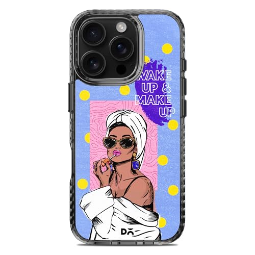 Image of DailyObjects Makeup Ritual Stride 2.0 Magnetic Case Cover Compatible with iPhone 16 Pro Max | Wireless Charging Slim Back Cover | 2 Layer Edge Protection & Shockproof