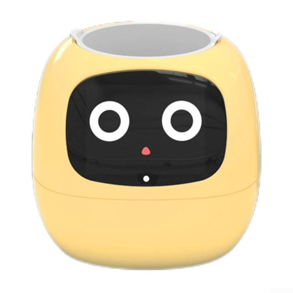 Maceta inteligente interactiva con sistema autónomo de cuidado de plantas, pantalla virtual integrada para mascotas, sensores inteligentes para monitoreo de humedad, temperatura y luz solar, riego