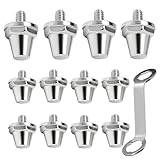 Pynzeka 12 pcs Fussballschuhe Schraubstollen Ersatzstollen mit Stollenschlüssel Schraubstollen