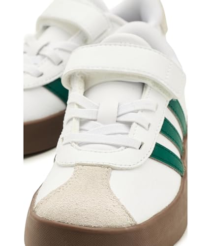 Image of adidas Kids' VL Court 3.0 Elastic Lace & Strap Shoe