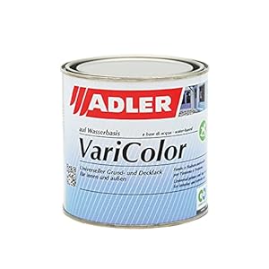 ADLER Varicolor 2-in-1 acryl gekleurde lak voor binnen en buiten, 750 ml, kleurloos, mat, kleurloos, weerbestendige lak…