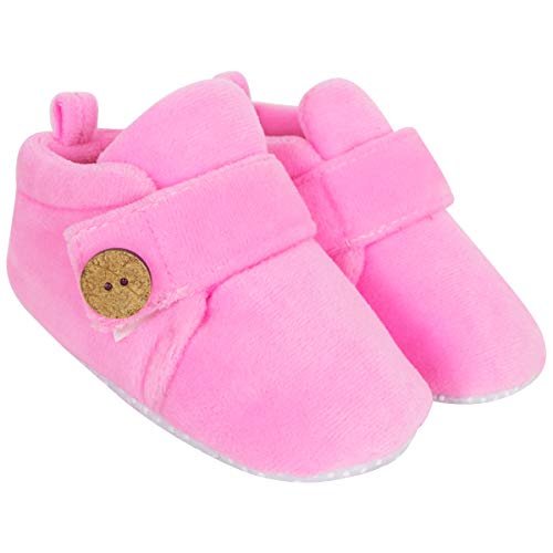 Image of Neska Moda Baby Boys & Baby Girls 6 to 12 Months Velvet Booties