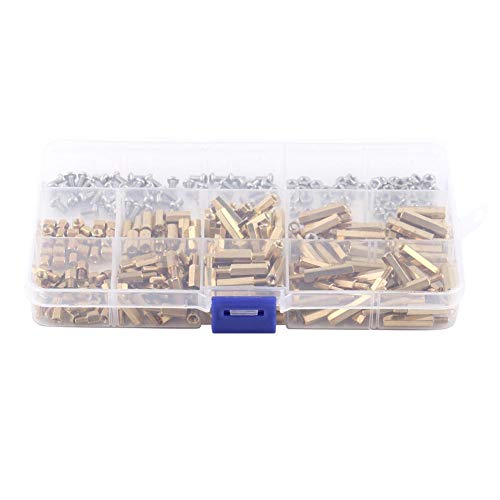 Kit d'assortiment de vis laiton colonne hex femelle mâle FTVOGUE pour carte PCB