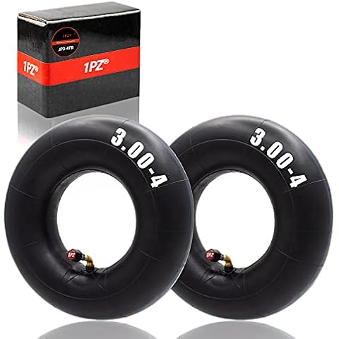 1PZ UK3-4TB 2 pack of 3.00-4 3.00 x 4 (260 × 85) 10" x 3" Inner Tube Replacement for Sack Barrow Trolley Mobility Scooter Wheel Tyre Tire Cover