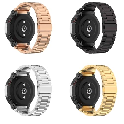 Image of YODI Strap Band Compatible with Amazfit T-Rex 2 Smartwatch Only Soft Silicone | Nylon | Chain | Leather Watch Straps with Installation Adjuster Tool For Amazfit TRex 2