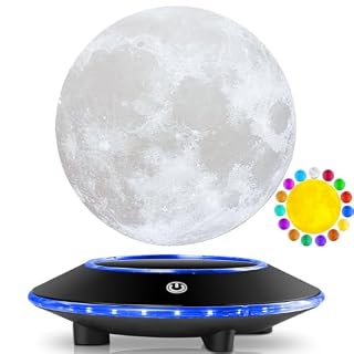 VGAzer Lampe Lune lévitante : globe flottant de 19 cm