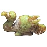 LONDAEE Collection Antiker Jadestein alte Objekte Enten-Anhänger Ornamente