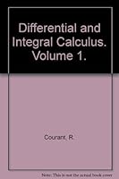 Differential and Integral Calculus, Vol. 1 & 2 B0024847NC Book Cover