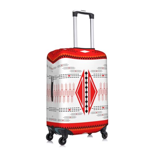 Travel Luggage Cover Spandex Suitcase Protector Bag,Distinctive Geometric Art Double-Sided Printed Fits 18-32 Inch Luggage, Baggage Covers For Kid And Adult,Medium3