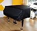 PCLOOV-Grand Piano full Cover Waterproof Moisture-proof and Dustproof Grand Piano Protective Cover (160cm/62.9in)