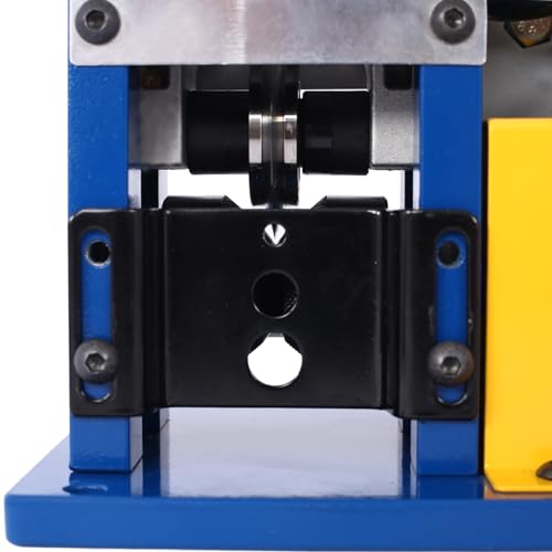 FEMICON Efficient Automatic Wire Stripping Machine for 0.06\"-1\" Copper Wires, Durable Motorized Tool, Silver