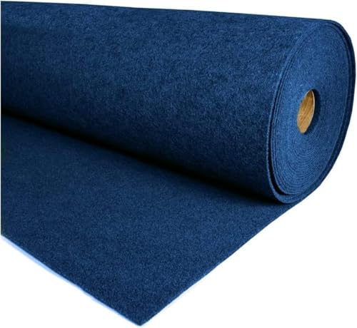 Mugar- Alfombras para Eventos y Celebraciones de Todo Tipo- Alfombras Pasilleras para Festejos y Ocasiones Especiales de Diversos Colores- 2 Metro de Ancho (por Metros, Azul (marino-28))