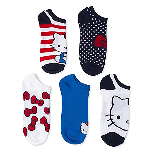 Hello Kitty Womens Socks, Navy, 9-11