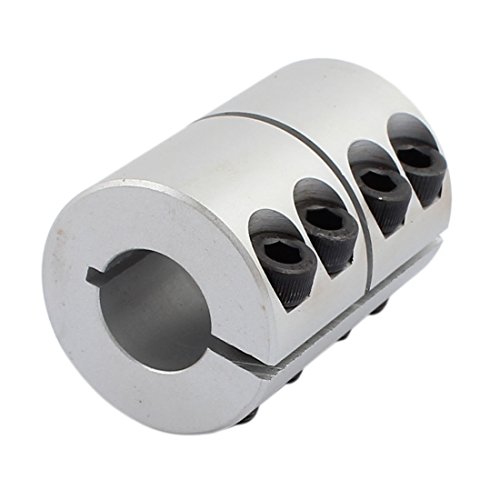 sourcing map Motorwelle 12.7mm bis 15mm Gelenk Schrägkugelkupplung Koppler 32mm x 45mm DE de