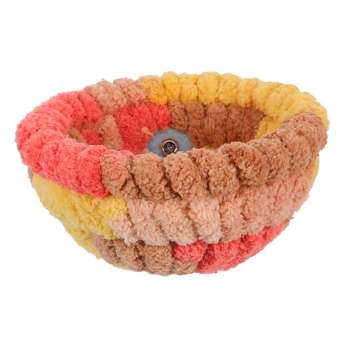 TOYZFRIENDY 厚手のぬくもりペットベッド鳥用巣箱 小型丸型快適なインコ用寝床ハウス バジェ コカティエル コンアー ラブバード パラキート フ