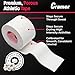 Cramer 950 Premium White Athletic Tape for Ankle, Wrist, and Injury Taping, Helps Protect and Prevent Injuries, Promotes Faster Healing, Training Supplies, Bulk Case of AT Tape, 2.5