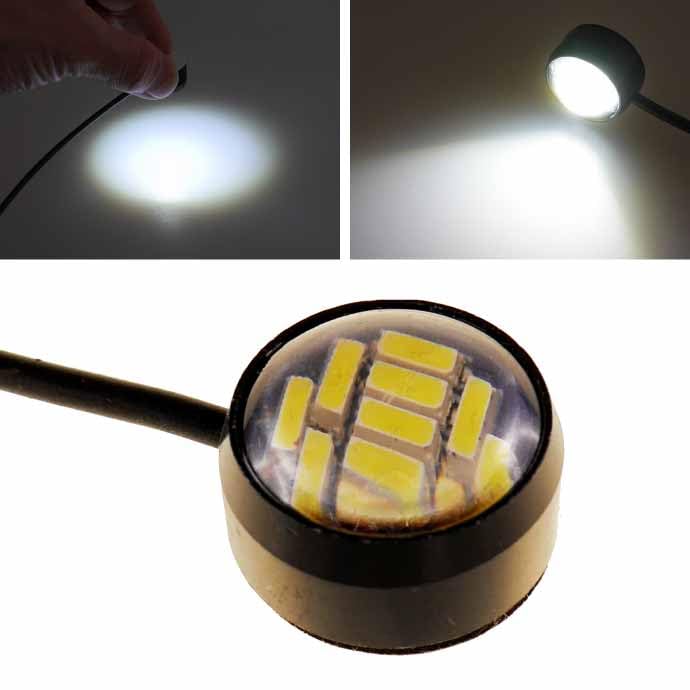 Amazon.co.jp : ASE 12LED ボタン型 LED アンダースポットライト 常時