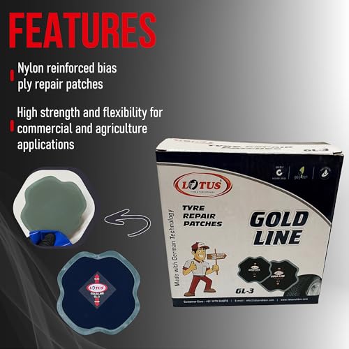 Image of Lotus Gold Line Bias Tire Repair Patches GL-3