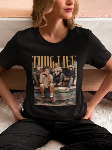 Stay Golden Graphic T-Shirt for Women - Thug Life - Comfortable Cotton Blend Tee - Standard Fit Short Sleeve Top3