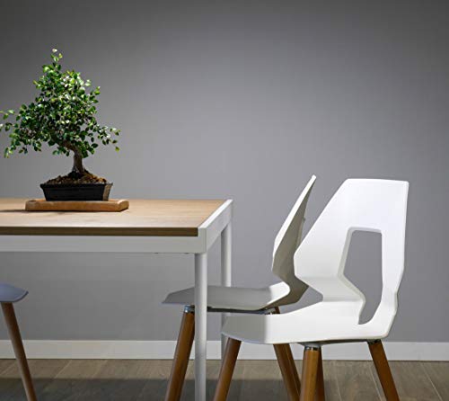 28-inch Adjustable Metal Table Legs, Suitable for Office Desks, Dining Tables & Chairs, Furniture, or 4-Piece Sets (28in, White)