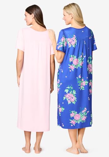 Only Necessities Plus Size 2-Pack Bib Gown2