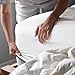 HOME STILL Double Mattress Protector, 140x200x30 cm, 100% Waterproof, Cotton Terry Breathable Top, Waterproof Bottom, Antibacterial, Comfortable & Safe Sleep, Machine Washable